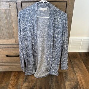 Hippie Rose Textured Blue Cardigan